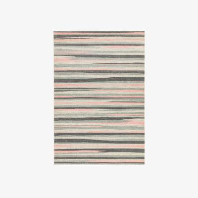 The Rug Seller Colt CL11 Stripe Rugs in Pink by Asiatic