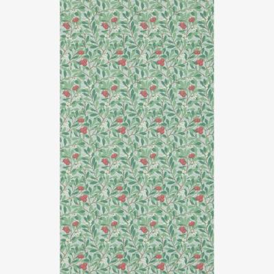 The Rug Seller Arbutus Wallpaper 214719 by Morris & Co in Thyme Coral Pink&nbsp;Roll