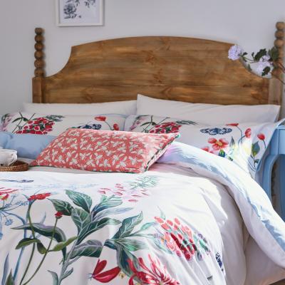 The Rug Seller Permaculture Border Cotton Bedding Set By Joules in Multi&nbsp;230x220cm