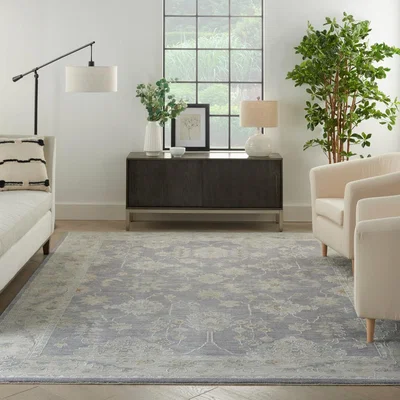 The Rug Seller Infinite Persian Rugs IFT03 in Charcoal Grey119x180cm