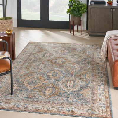 The Rug Seller Sahar SHR01 Traditional Persian Rugs by Nourison in Blue239x315cm