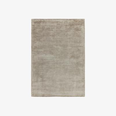 The Rug Seller Reko Plain Vicose Rugs in Smoke&nbsp;120x170cm