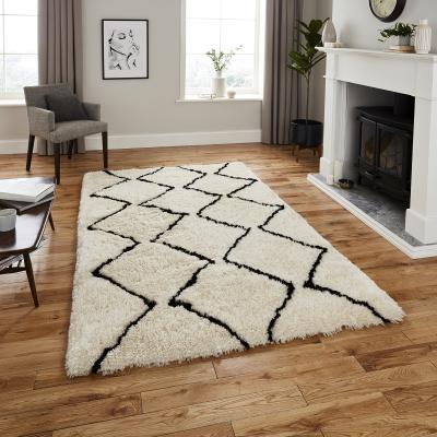 The Rug Seller Morocco 3742 Rugs in Ivory Black
