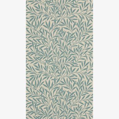 The Rug Seller Willow Leaf Wallpaper 210382 by Morris & Co in Slate Grey&nbsp;Roll