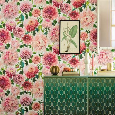 The Rug Seller Dahlia Wallpaper 2112843 by Harlequin in Blossom Emerald New Beginnings&nbsp;Roll