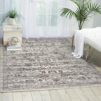 The Rug Seller Nourison Twilight Rugs TWI01 in Silver