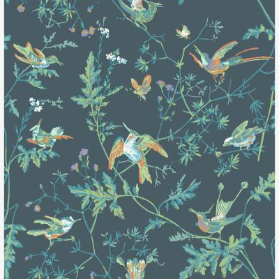 The Rug Seller Humming Birds Wallpaper 4014 by Cole & Son in Viridian GreenRoll