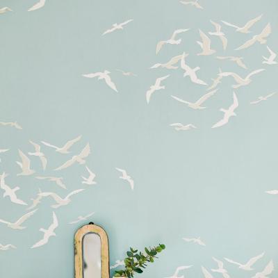 The Rug Seller Larina Wallpaper 216578 by Sanderson in Sky BlueRoll