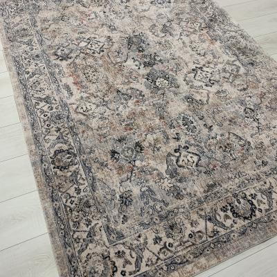 The Rug Seller Anatolia Chobi Traditional Floral Rugs in Grey Cream