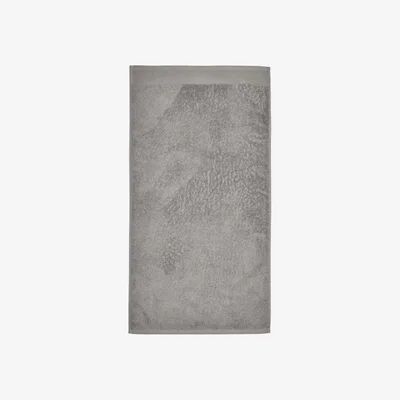 The Rug Seller Noi Plain Cotton Bamboo Towel in Silver Grey&nbsp;50x90cm