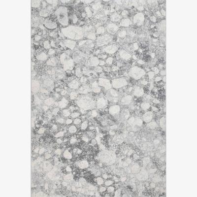 The Rug Seller Galleria Modern Abstract Carved Pebbles rugs 63579 4747 in Grey