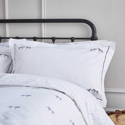 The Rug Seller ZSL Zebra Bedding and Pillowcase By Sophie Allport in Monochrome&nbsp;75x50cm