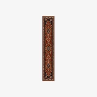 The Rug Seller Royal Kashqai Traditional Wool Hallway Runner Rugs in 4364 301 in Red