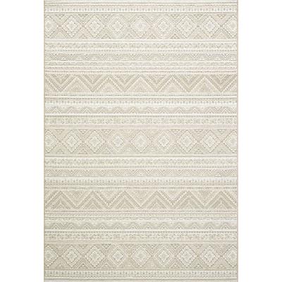 The Rug Seller Cabana 84004 7001 Boho Flatweave Rug in Beige