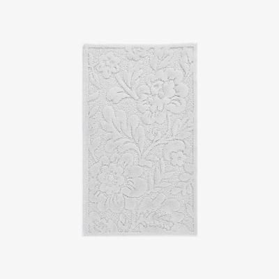 The Rug Seller Brighton 930 Floral Bath Mats in Perle by Designer Abyss & Habidecor&nbsp;60x100cm