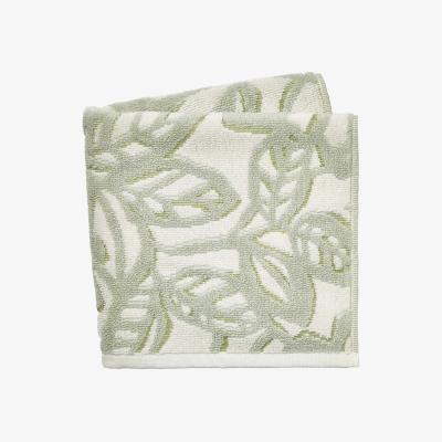 The Rug Seller Jasminda Cotton Towels by Helena Springfield in Olive Green&nbsp;90x150cm