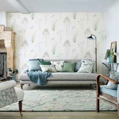 The Rug Seller Anthea Rugs in China Blue 47107 by Sanderson