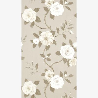 The Rug Seller Christabel Wallpaper 213379 by Sanderson in Ivory Silver Grey&nbsp;Roll