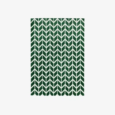 The Rug Seller Arlo Chevron Rugs AR12 in Green