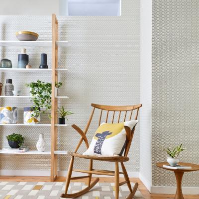 The Rug Seller Ristikko Wallpaper 111540 by Scion in Dove Grey&nbsp;Roll