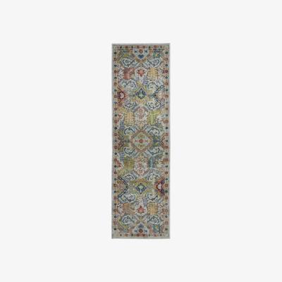 The Rug Seller Ankara Global Traditional Persian Hallway Runners ANR12 in Grey Multi&nbsp;61x183cm