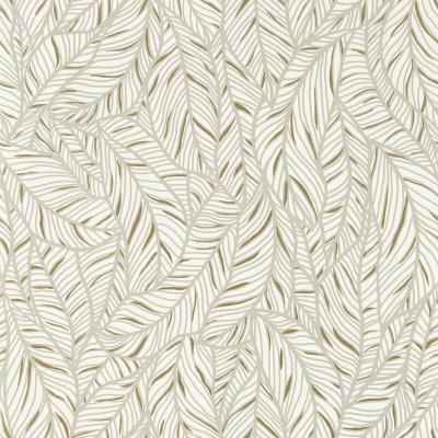 The Rug Seller Selva Wallpaper W0144 03 by Clarke and Clarke in Linen Champagne&nbsp;Roll
