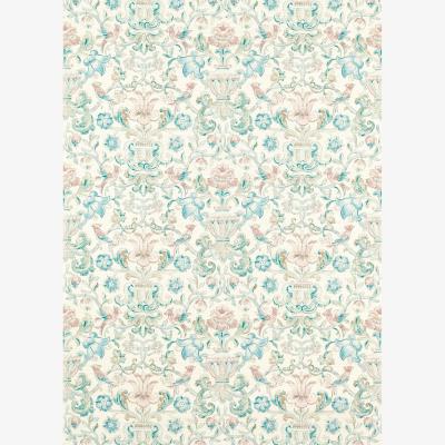 The Rug Seller Pompadour Print Wallpaper 313016 by Zoffany in Mineral BlueRoll