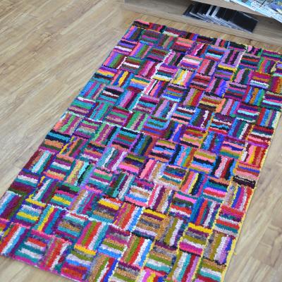 The Rug Seller Cotton Chindi Sunshine Multicoloured Rugs 03&nbsp;90x150cm