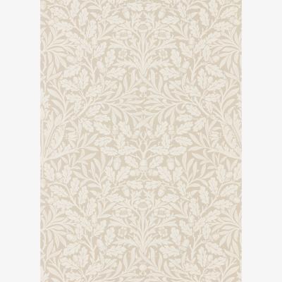 The Rug Seller Pure Acorn Wallpaper 216040 by Morris & Co in Linen Ecru&nbsp;Roll