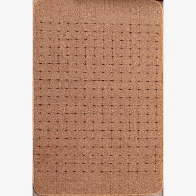 The Rug Seller Pin Dot Washable Multi Mat in Beige&nbsp;80x133cm