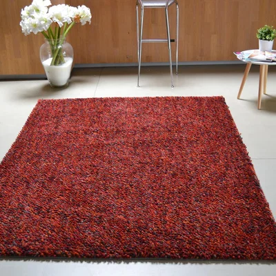 The Rug Seller Dots 170503 Shaggy Wool Designer Rugs by Brink and Campman