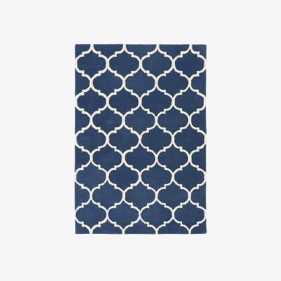 The Rug Seller Albany Ogee Rugs in Blue