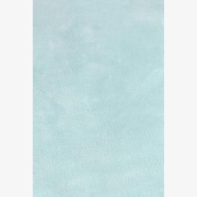 The Rug Seller Lulu Modern Plain Shaggy Rugs in Duck Egg Blue