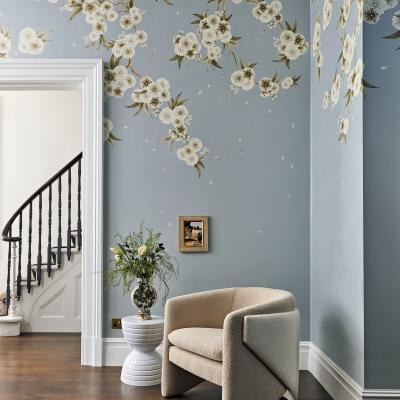 The Rug Seller Rosa Wallpaper 112888 by Harlequin in Feather Grey Paper Lantern Oyster&nbsp;Roll