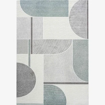 The Rug Seller Milano 46002 6141 Geometric Rugs in Green