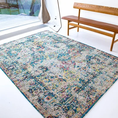 The Rug Seller Louis De Poortere Antique Bakthiari Rugs 8711 in Topkapi Multi