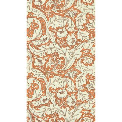 The Rug Seller Bachelors Button Wallpaper 217097 by Morris & Co in Burnt Orange Sky&nbsp;Roll