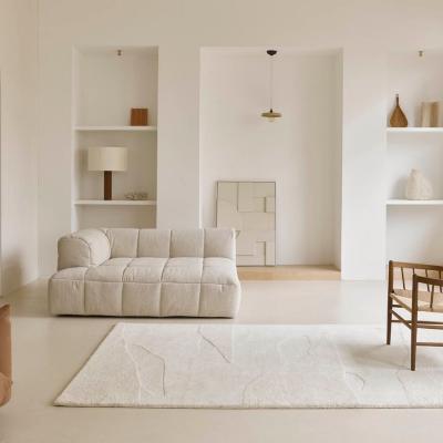 The Rug Seller Decor Scape 095001 Rugs by Brink and Campman in Woolwhite&nbsp;200x280cm