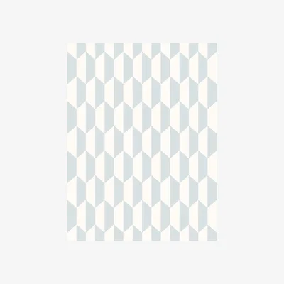 The Rug Seller Petite Tile Wallpaper 5018 by Cole & Son in Powder BlueRoll