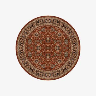 The Rug Seller Kashqai Traditional Persian Circle Rugs 4362 300 in Red&nbsp;200x200cm