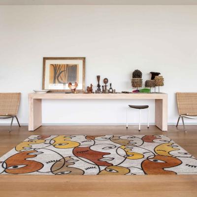 The Rug Seller Louis De Poortere Designer Abstract Icon Rugs in 9222 Faces