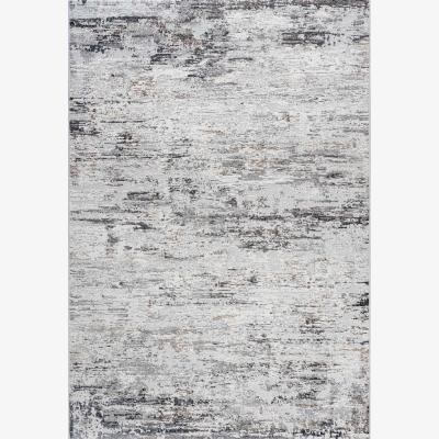 The Rug Seller Canyon 52065 6626 Abstract Textured Rugs in Grey