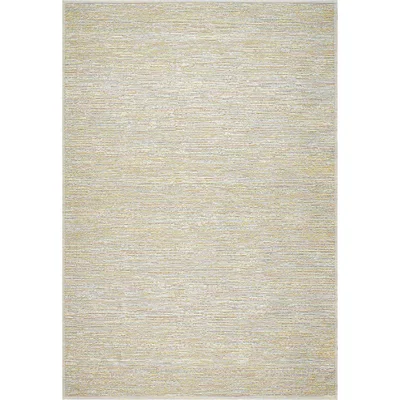 The Rug Seller San Rocco 89001 2006 Indoor Outdoor Flatweave Rug in Light Gold&nbsp;80x150cm