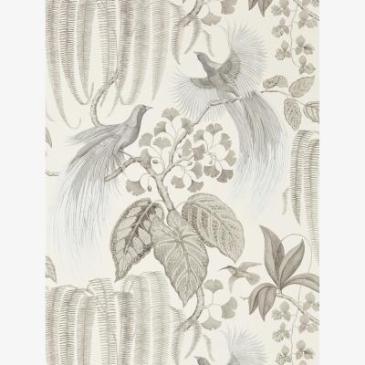 The Rug Seller Bird Of Paradise Wallpaper 216652 by Sanderson in Linen Beige&nbsp;Roll