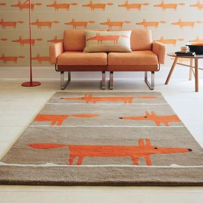 The Rug Seller Scion Mr Fox Rugs 25303 Cinnamon