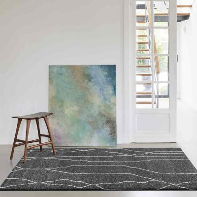The Rug Seller Mehari Moroccan Modern Rugs 23357 8268 in Charcoal Grey&nbsp;240x340cm