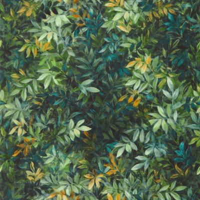 The Rug Seller Congo Wallpaper W0140 03 by Clarke and Clarke in Forest Green&nbsp;Roll