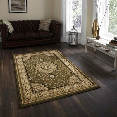 The Rug Seller Heritage 4400 Rugs in Green