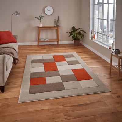 The Rug Seller Matrix Rugs MT 04 in Beige Terracotta