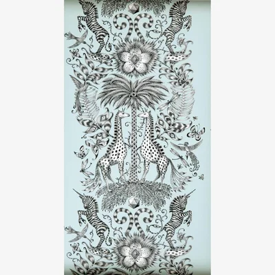 The Rug Seller Kruger Wallpaper W0102 01 by Emma J Shipley in Eggshell Blue